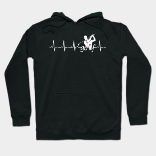 Golf Heartbeat Hoodie